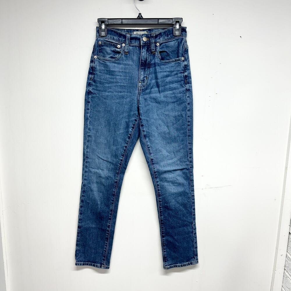 MADEWELL Women The High Rise Dark Washed Slim BoyJean Size‎ 24